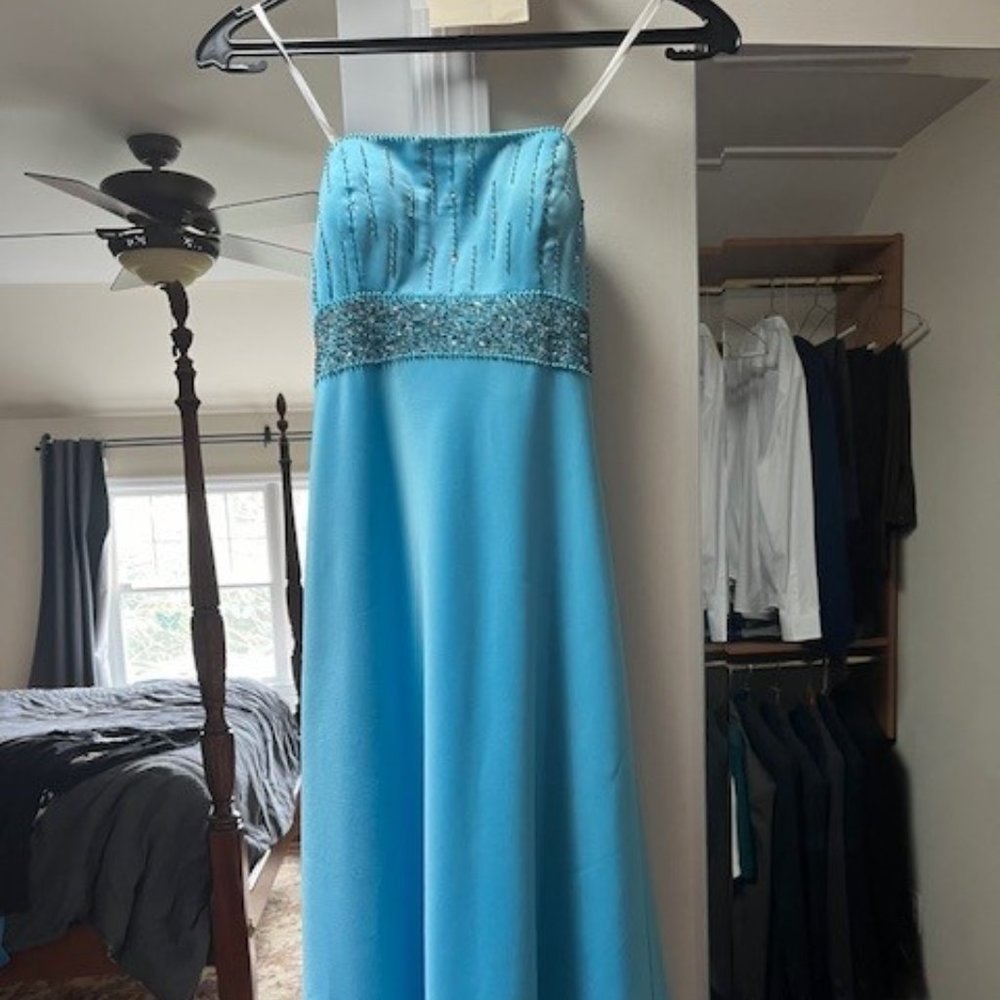 Strapless Long elegant prom dress